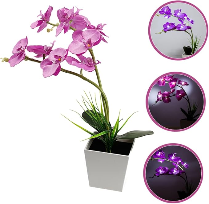 LED Decorative Flower Light for Home Garden Bonsai Design with LED Beads for Living Bedroom and Shops