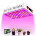 LED Grow Lights 1000 Watt LED Full Spectrum Sunlike Growing Lamp for Indoor Plant with Daisy Chain FunctionTemperature HumiditySeedling Veg Bloom Three Modes Coverage3.5x3.5ft