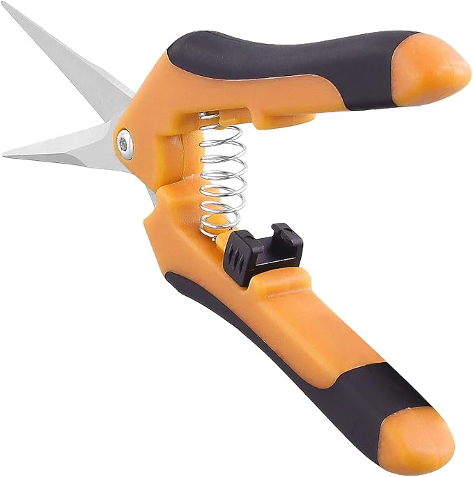 15 PCS 6.5 inch Garden Trimming Scissors Gardening Hand Pruners with Straight Stainless Steel Precision Blades Pruning Shears for Flowers Branches Precise Cuts
