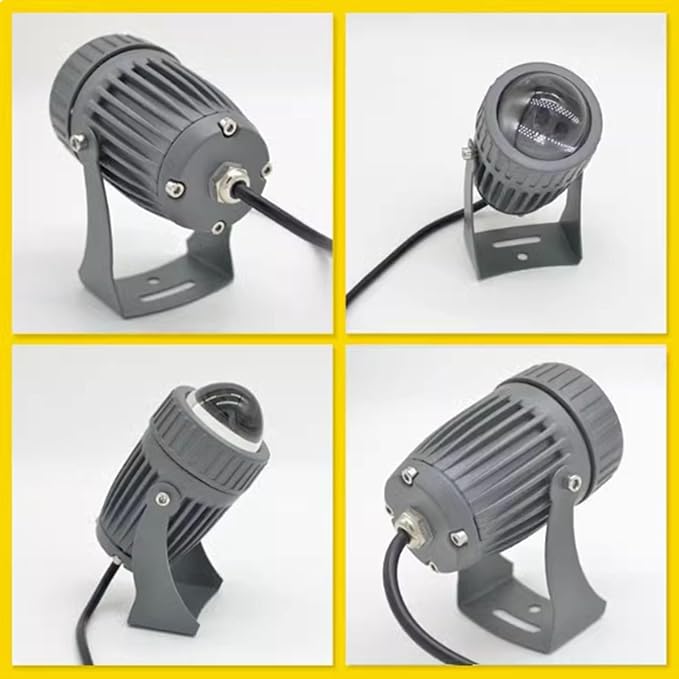 Outdoor Landscape Spotlights 220V Led Spot Lights - Long Distance LED Beam Light 10W Wall Washer Outdoor Wall Lamp IP67 Waterproof LED Spotlight Narrow Beam Spotlight