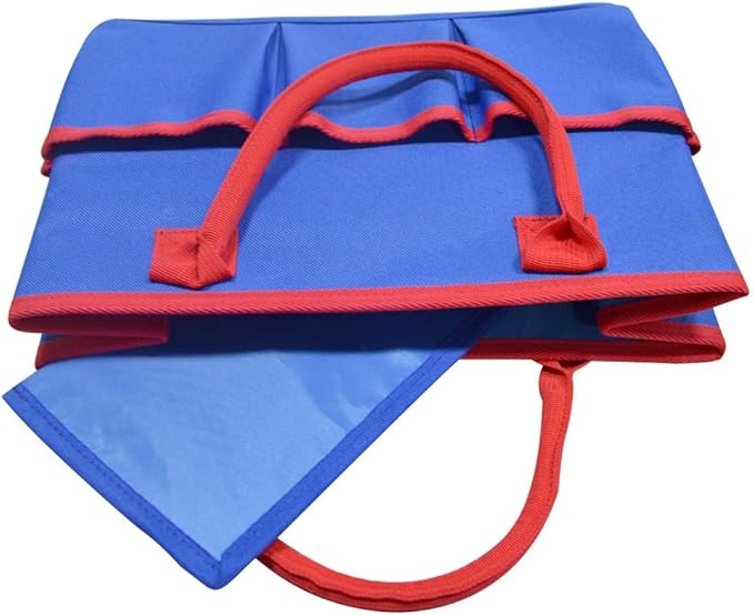 Garden Tool Kit 5 Side Pockets Garden Tote 600D Oxford Cloth Garden Tool Storage Bag Gardening Tool Kit Holder (Tools Not Included)