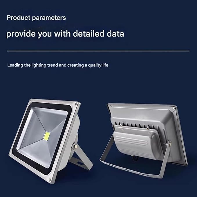 Brightness Floodlights LED Square Outdoor Rectangle Spotlight Waterproof IP66 Wall Washer Beam Light for Patio Garden Driveway Landscape(10W)
