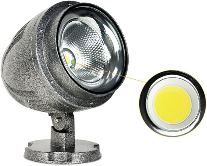 10/20/30/50/80W Outdoor Led Spotlight Waterproof Led Landscape Spotlights Warm Light and White Light Pathway Lighting Indoor and Outdoor Landscape Lighting Illumination/80W/White Light