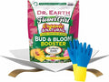 Dr. Earth Flower Girl Organic Granules Rose Citrus Plant Food 4 lb Bundle with Cleaning Gloves for Rose Fertilizer Support &amp Garden Use — Gift Set (2 Items)