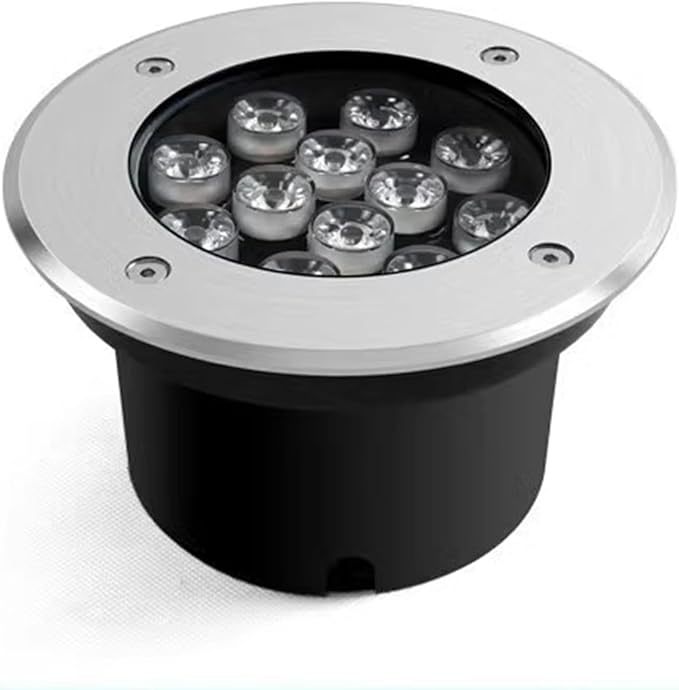 LED Underground Light Outdoor Ground Light IP66 Waterproof AC85-265V Buried Lights for Pathway Patio Walkway Deck Stairs Garden Spotlight