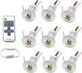 1W Mini Led Spotlight 12V RGB Stair Light Lighting Angle 120° with Transformer 9pcs a Set
