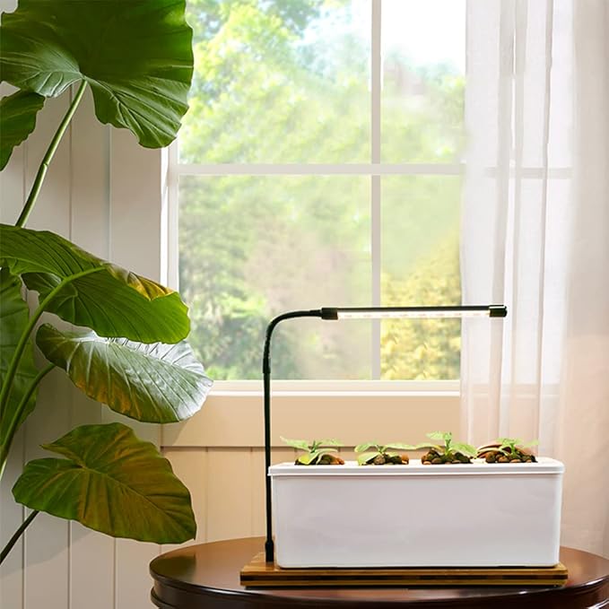 Home Indoor Kitchen Garden Hydroponics Growing System Smart LED Grow Light Kit for Both Outdoor Indoor Plants Gardening Kits for Home Kitchen