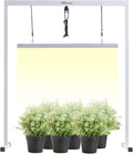 50W LED 2 feet Grow Light Lamp with Stand Rack CRI90+ for Horticulture Indoor Plant Growth Veg Flowering FruitingFull Spectrum 3300KIron Pipe FrameAluminum Heat SinkHeight Adjustable