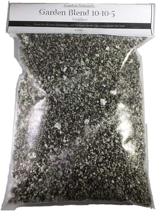 10-10-5 Garden Blend Fertilizer for Gardens 15 Pounds Vegetables Fruit Plants by Garden Naturals