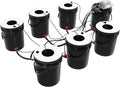 Home Hydroponic Garden Kit Large Capacity 6 Bucket Recirculating Hydroponics Growing System with Air Pump for Vegetables and Herbs