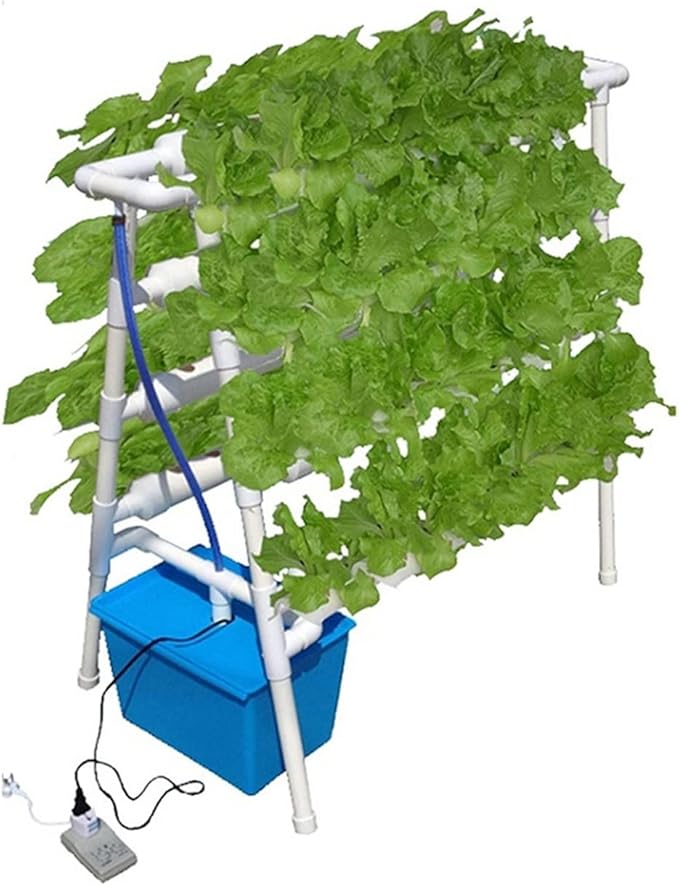 Hydroponic Tower Growing Sytem 72 Sites 8 Pipes Hydroponic Grow Kit Garden Planting Equipment Nft Soilless Balcony Indoor Greenhouse Tool Lettuce Strawberry Easy to Insta