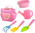 Yardwe 1 Set Mini Gardening Tools for Vegetable Planting Kit with Rake and Shovel Lightweight and Outdoor for Family Fun and Parent Interaction