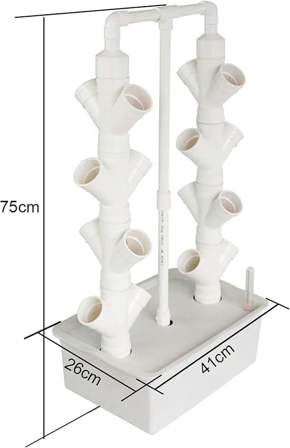 Indoor Hydroponic Growing Freestanding Planting Tower SetPlant Vertical Hydroponics Hydroponic Planter for VegetableA