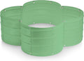 Plant &amp Plot Galvanized Raised Garden Beds Outdoor // 3×3×1 ft Planter Raised Beds for Gardening Vegetables Flowers // Large Metal Garden Box (Light Green) // Patented Tool-Free Design