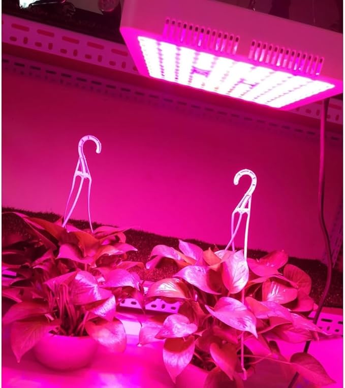 Fengyan Home Bulbs 1-Pack LED Seedling Lamp AC85-265V 300W LED Grow Lamp with Fan Greenhouse Vegetable Planting Fill Light(300W White Shell)