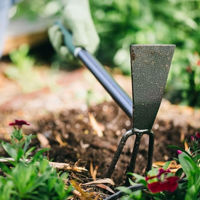 Yard Butler Terra Tuff Hand Tool Bundle ITT-4B - Essential Gardening Tool for Yardwork - Power-Coated Steel Construction - Comfortable Grip - Long-Lasting - Rust-Resistant