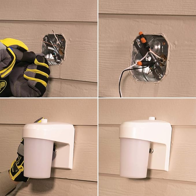 HALO All-PRO Outdoor Security FE0650LPCW LED Entry and Patio Light White