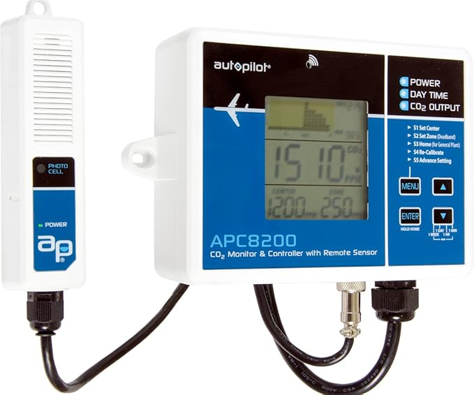 Autopilot CO2 Monitor &amp Controller w/15' Remote Sensor