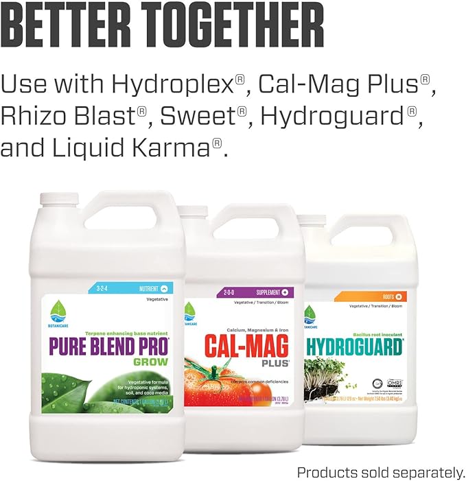 Botanicare Pure Blend Pro Grow Nutrient 3-2-4 1 gal.