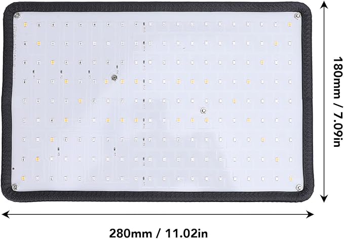 SUNGOOYUE LED Grow Light Panel 180 LEDs Full Spectrum Plant Growing Lamp Safe and Easy to Install for Flowers Vegetables