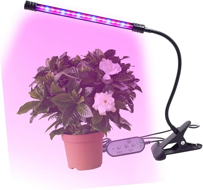 9w Grow Light Led Plant Grow Lamp Dimmable Levels for Indoor Herb Garden Timing Auto Off Full for Vegetative Growth
