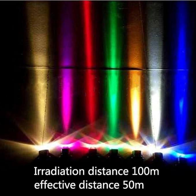Landscape Lights - Rotation Spotlight 10W Outdoor Wall Lamp Led Beam Light IP65 Waterproof Narrow Beam Spotlight 180° Adjustable Bracket Ground Light(Blue10W(12V))
