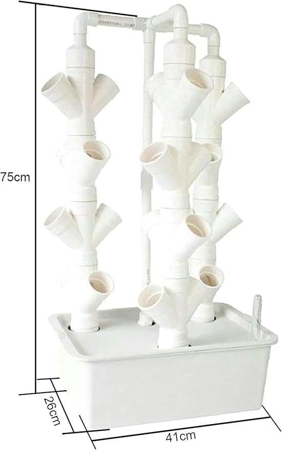Hydroponic Tower Growing Sytem Garden Hydroponic Growing System Vertical Tower for Fresh Herb Garden Fruits VegetablePlant Tower Gift for Gardening Lover/1pc