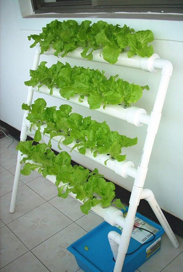 Hydroponic Grow Kit 4 Layers 36 Plant Sites Garden Planting System Hydroponic Growing System Water Culture Garden Plant System Garden Vegetable Planting Tool