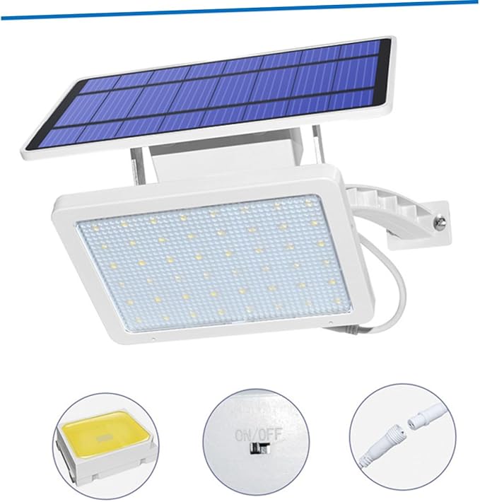 Led Solar Spotlight Wall Light Landscape Garden Decor Led Outdoor Patio Decor