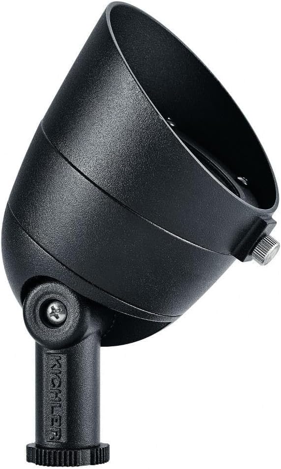 Kichler 16156BKT27 Transitional Accent from Landscape LED Collection Finish 3.50 inches Textured Black