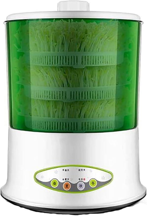 Electric Bean Sprouts Maker with Intelligent Thermostat for Green Seeds Growing Automatic Sprout Bud Machine