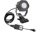 kiven IP65 Waterproof LED Landscape Clamp Light LED Decorative Spotlight Lamp with Plug-in Cord and Timer for Indoor Outdoor Yard Step Statue Tree Art Work Show (10W Cool White)
