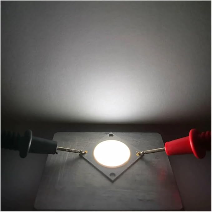 3PCS LED COB Chip Bridgelux Crystal 28 * 28mm Ra90 48W/72W/96W DC36-39V High Lumen Plant Growth Light Home Lighting for Spotlights(6500K96W)