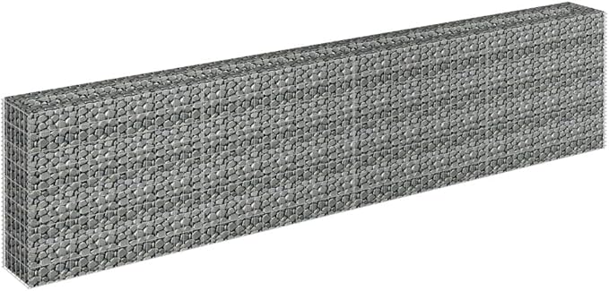 YAFF Gabion Raised Bed Galvanized Steel 141.7x11.8x35.4 (82.72lbs)