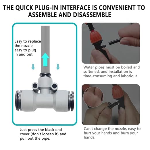New Drip Irrigation KitsQuick Connector Automatic Irrigation Systemwith Replaceable Bending Dropperatomizing Copper Nozzle for Watering System for Garden Plant Lawn Patio. (15M)