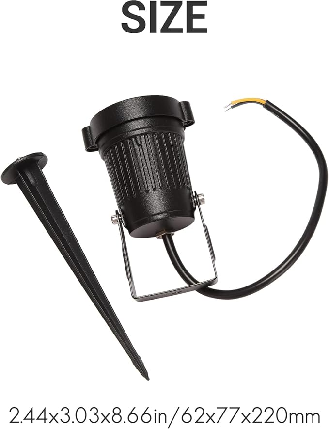 4Pcs LED Garden Lights 3W 220V Outdoor Spotlight with Spike IP65 Waterproof Garden Landscape Decorative Lamp Green