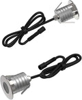 4PCS Ground Landscape Lights - 3W LED Spotlights IP67 Waterproof Honeycomb Underground Light Stainless Steel Low Pressure Anti-Glare Floor Tile LampDimmable LED Decorative Lights (Warm White Lig