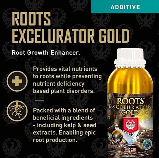 House &amp Garden Roots Excelurator 1L &amp Shooting Powder Sachet 65g Fertilizer Root Stimulator