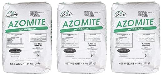 Azomite AZOMITE-44-1 Azomite-44A Bag Micronized Bag-100% Natural 44 lb White (3)