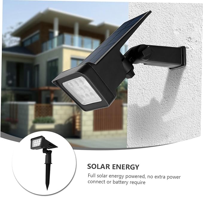 Homoyoyo Solar Powered Lawn Light Outdoor Lamp for Garden Pathway and Landscape Decoration Unique Design for Walkways Yards and Patios