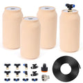 4pcs Olla Pot 41oz Drip Irrigation System 4x4x8in Olla Watering System Insert Devices Terra Cotta Clay Irrigation Pots Watering System for Outdoor Plants Irrigation