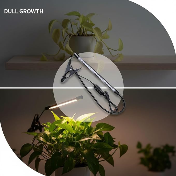 Led Plant Grow Light 5W Full Spectrum With Timer Dimmable Usb Powered