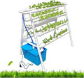 Hydroponic Equipment Three-Dimensional Shelf Double-Sided Pipe Soilless Cultivation Equipment Balcony Planting Vetables Hydroponic Vetables Circulating Hydroponic Machine Indoor Garden