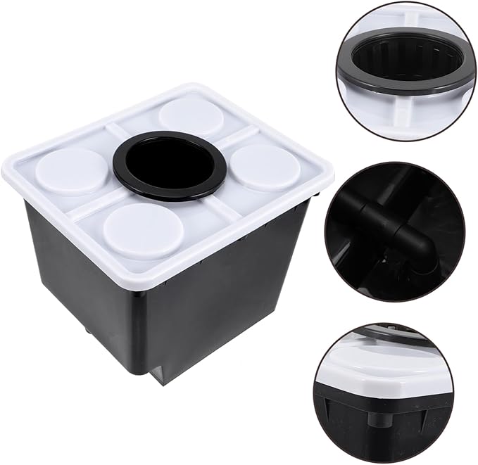 Hydroponic Cultivation Bucket Soilless Greenhouse Vegetable Planter Plastic Basket for Herbs Fruits and Flowers Indoor Garden Supply