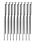 Drip Irrigation Misting Sprinkler Emitter on Spike Assembly 9 Sets Micro Spray Mister with Stake and 1/4 inch Tubing for Cooling Humidification Nursery Landscape