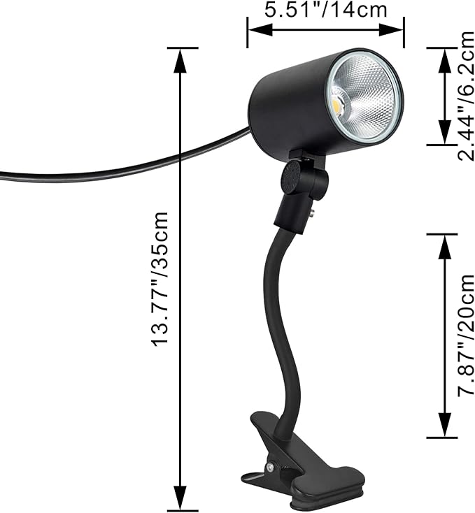 Kiven IP65 Waterproof LED Landscape Up Down Ligh LED Decorative Spotlight Lamp with Plug-in Cord and Timer for Indoor Outdoor Yard Plants Advertising Board LED Lawn Light (5W Warm White)