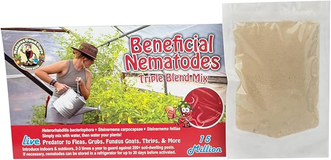 Live Beneficial Nematodes - 15 Million Hb+Sc+Sf - Kills Over 200 Different Species of Soil Dwelling and Wood Boring Insects.