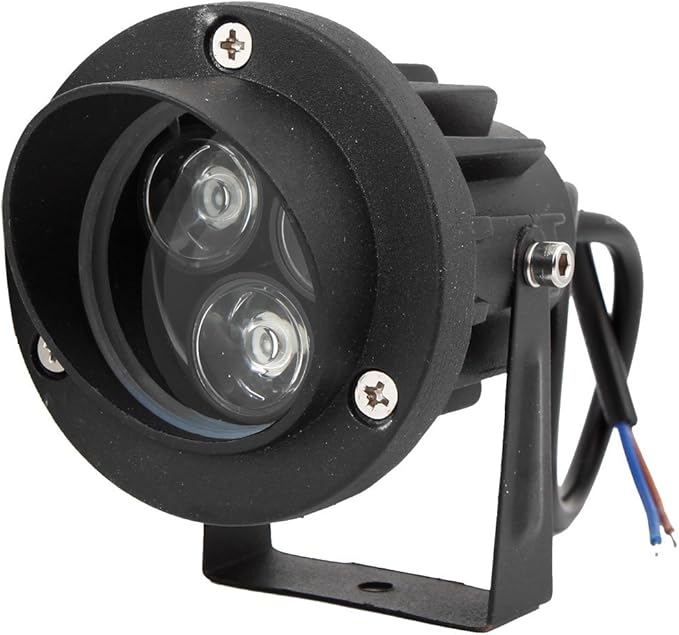 Aluminum 6W 3x2W White Light Lawn Garden Spotlight Lamp 300-330LM 12V (id: b1b 019 ae5 32c b36
