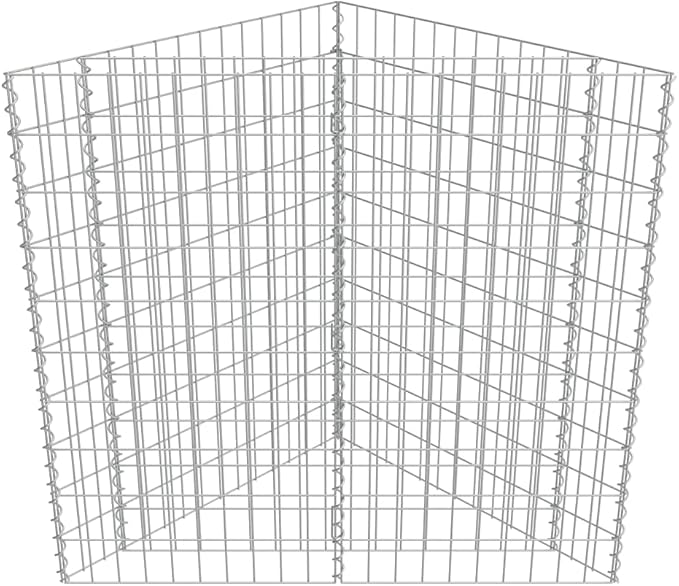 SKM Gabion Raised Bed Galvanized Steel 29.5x29.5x39.4