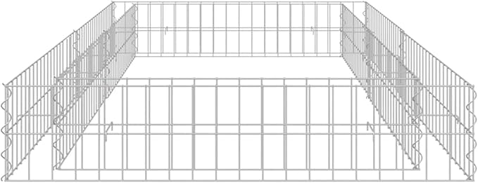 Gabion Raised Bed Large Heavy Duty Galvanized Steel Planter for Garden Balcony or Patio Decoration